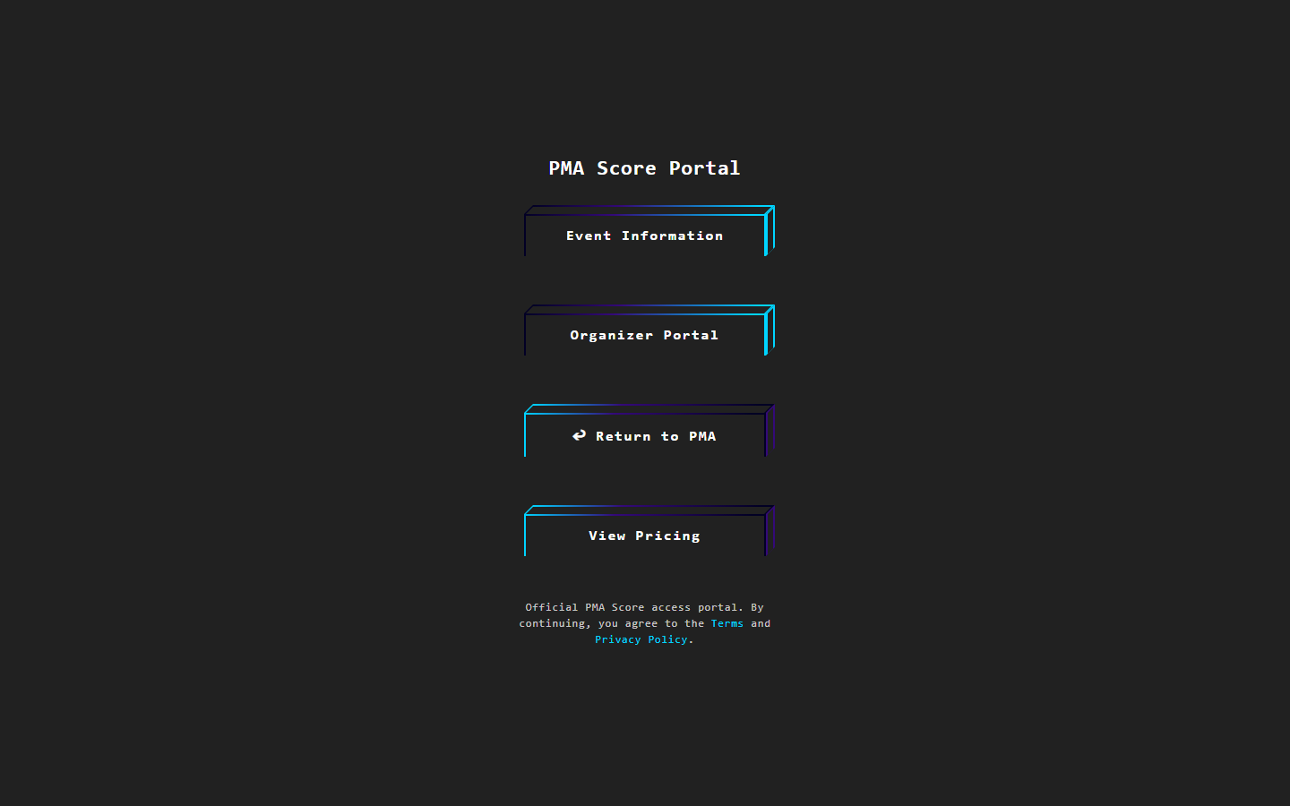 Club portal home